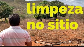 Limpeza no sítio  (1 capina de mato)