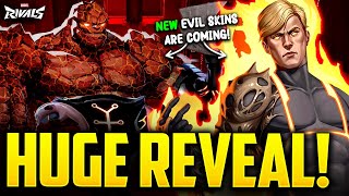 NEW SKINS! Evil Human Torch, The Thing \u0026 More! Marvel Rivals HUGE Update!