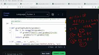 11. Grading students (something new) in python