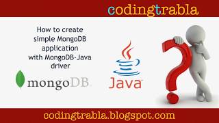 How to create simple application with Java MongoDB Driver byAM