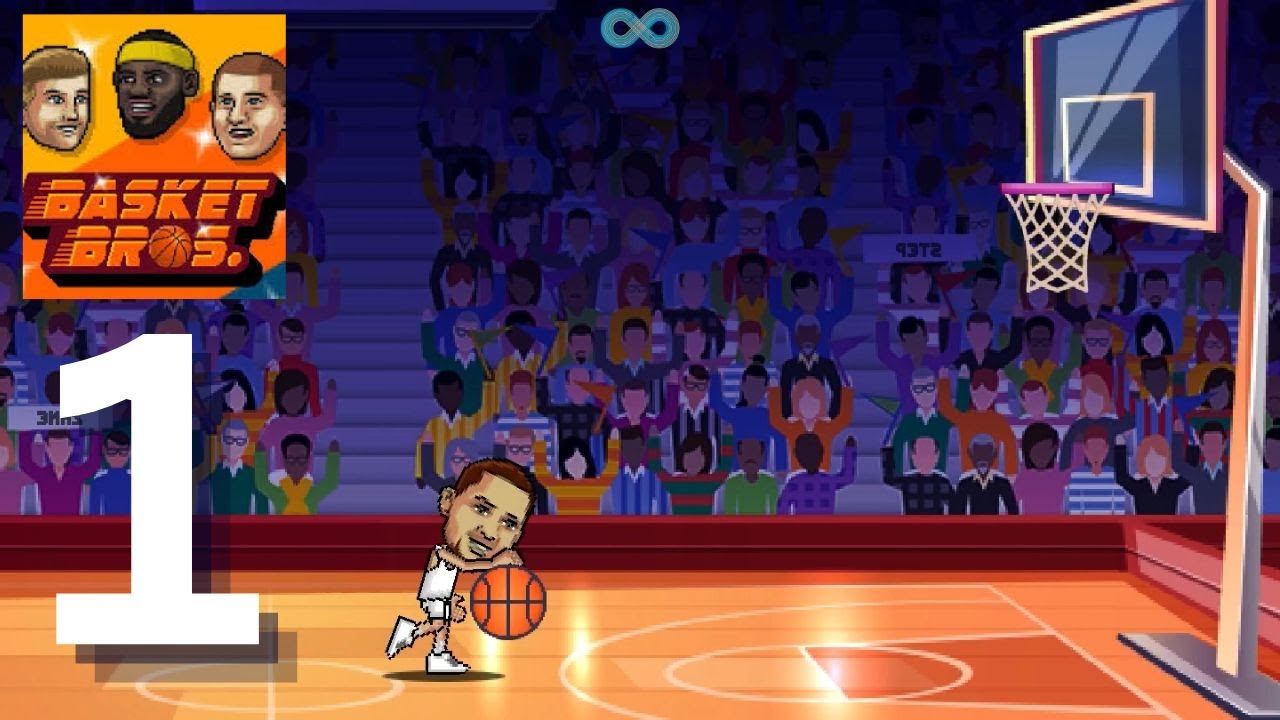 Basketbros Gameplay Walkthrough Part 1 Basketball Game Ios