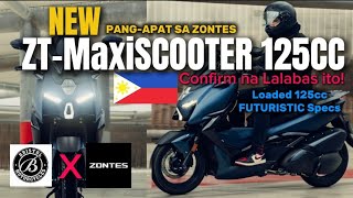 Bagong ZT-Maxiscooter 125cc/150cc Confirm Release 2025 April| Zontes Philippines|Bristol Motorcycle