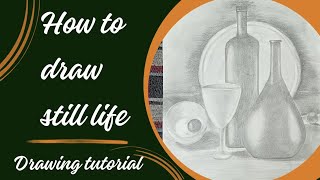 Still life drawing for beginners || Drawing tutorial easy step by step