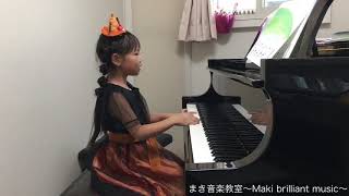 ハロウィン仮装でレッスン第6弾  まき音楽教室〜Maki brilliant music〜