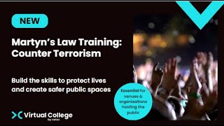 Martyn’s Law Training Course – Counter Terrorism Awareness | Virtual College