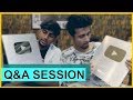 First Q&A Session | Rajneesh Patel and Dhruvan Moorthy | Silver Play Button Unboxing