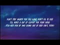 Powfu - Death Bed (Lyrics) dont stay away for too long