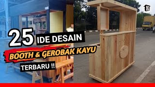 Terbaru‼️25 IDE Desain Gerobak Booth kayu Minimalis Dari kayu | Jasa Gerobak \u0026 BOOTH| 082222217966