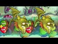 Triple Snapdragon was attacking in the all lanes PvZ Heroes