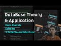 Database Theory | Data Models, Schema, 3 Schema architecture