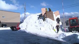 2023金山雪像部製作風景1日目（2月5日)