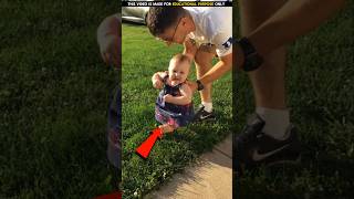 Babies Hate Grass 😱 #youtubeshorts