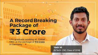 LPU B.Tech. CSE Passout Yasir M. | A Record-Breaking Package of ₹ 3 Crore At a Global MNC in Germany