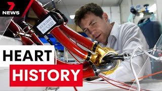 The Australian inventor behind a world-first titanium heart transplant | 7NEWS