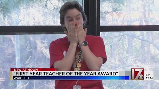 1st-year Teacher of the Year award given in Wake County