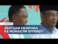 Resmi! Zainudin Amali Sertijab Menpora ke Muhadjir Effendy