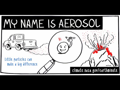 How are aerosols formed in the atmosphere?