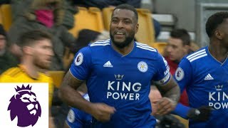 Wes Morgan's header equalizes late on for Leicester against Wolves | Premier League | NBC Sports