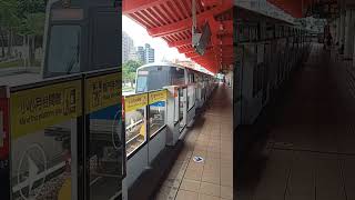 台北捷運紅線淡水站發車經過台北車站開往台北101/世貿站！Taipei MRT Red Line