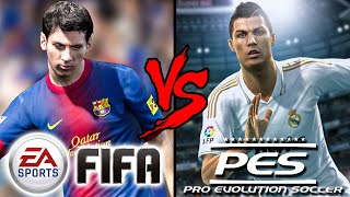 Joguei o MELHOR FIFA e o MELHOR PES no MESMO VÍDEO!