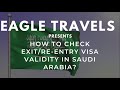 Guide in Checking Exit/Re-entry Visa in Saudi Arabia