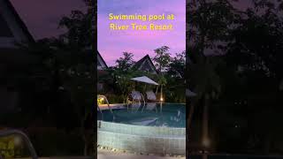 អាងហែលទឹក/Swimming pool at The River Tree Resort #cambodia #kampot #swimmingpool #RiverTreeResort