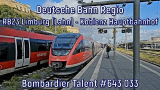 DB Regio - Linie RB23, Bombardier Talent #643 033