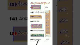 Same meaning || ఒకే లాంటి అర్థం|| చెప్పుకోండి Chudham||#shorts #youtubeshort #viralshorts #trend