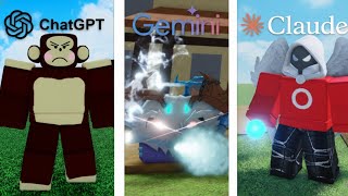 ChatGPT vs Gemini vs Claude Make BLOX FRUITS From Scratch