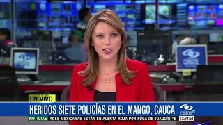 Exclusivo: imágenes del ataque de las FARC a la Policía en El Mango, Cauca