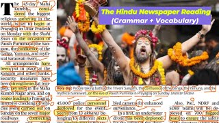 The Hindu Analysis Today || Learn English Through Newspaper || English Reading Practice