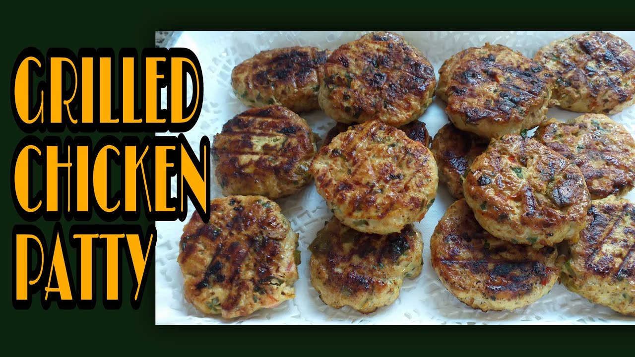 Grilled Chicken Patty Recipe - YouTube