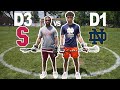 Shooting with Jordan Fasion! (Notre Dame Lacrosse)