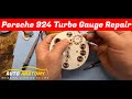 ABANDONED Porsche 924 Turbo gauge repair:  Fixing the lights!