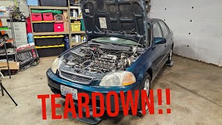 Budget Civic Engine Teardown