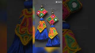 #হাতের তৈরি কানের ধুল #handmade #youtubeshorts #foryou #ytshorts #youtubevideos