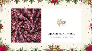 AJRAKH PRINT FABRIC