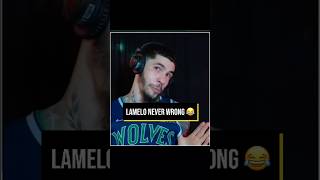 “Even if l’m wrong, l’m right” 😂 #lameloball #lonzoball #nba #timberwolves #basketball