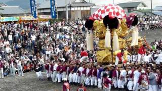 2009.10.17 西条祭り飯積神社祭礼（神社前河川敷）2