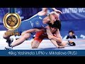 GOLD WW - 46 kg: R. YOSHIMOTO (JPN) df. E. MIKHAILOVA (RUS) by VSU, 10-0