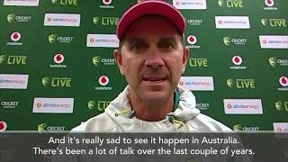 "It's upsetting..to see it happen in Australia" Langer on racist slurs at SCG | Cricket | AUS vs IND