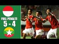 FULL Highlight Penalti Indonesia U16 VS Myanmar U16 (5-4)  Semifinal Piala AFF U16 2022