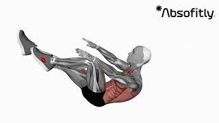 Alternate Leg Pull Exercise Showing Muscle Worked by Absofitly