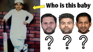 Can You Guess Pakistani Cricketers With Their Childhood Pictures??? {{Part-1}}