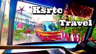 ആന വണ്ടിയുടെ മുന്നിലിരിന്നു യാത്ര | ksrtc travel@zentravelerbyanzar