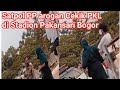 Viral!! Anggota Satpol PP Bogor Cekik PKL di Stadion Pakansari Bogor