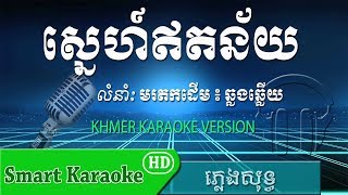 ស្នេហ៍ឥតន័យ ភ្លេងសុទ្ធ ឆ្លងឆ្លើយ Sne Eot ney Pleng Sot - Smart Karaoke