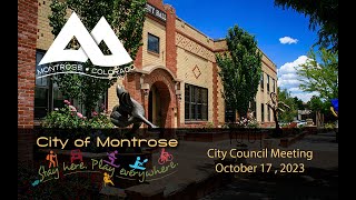 October 17, 2023 City Council Meeting