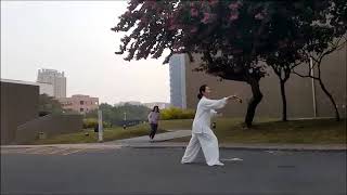 歲未年終—梅花扇—吳梅淑教練演練 —台中市太極拳美術館場