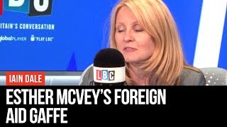 Esther McVey's Awkward Foreign Aid Answer - Conservative Leadership Contest - LBC